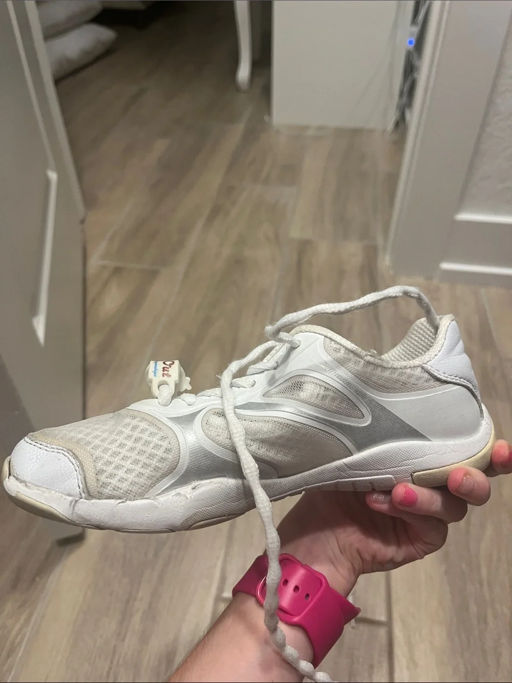 GK Kids White Cheerleading Sneakers